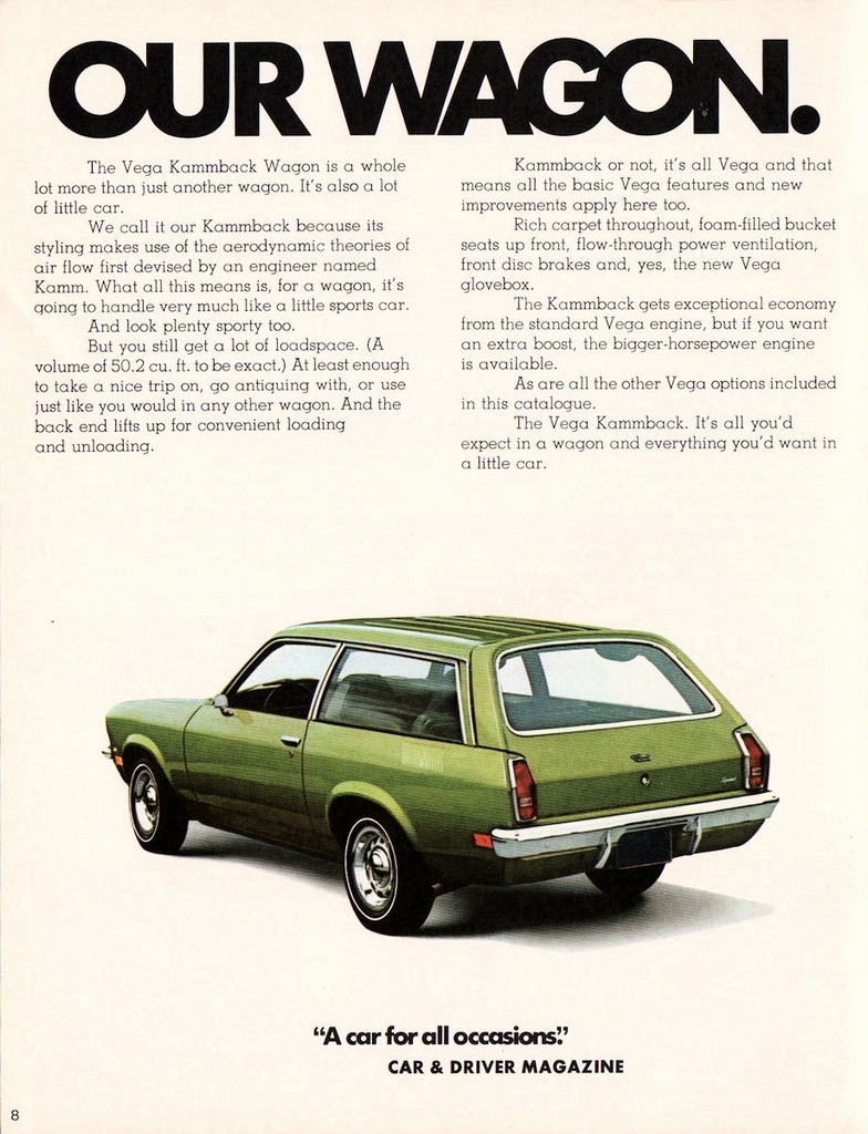 1972 Chevrolet Vega Canadian Brochure Page 15